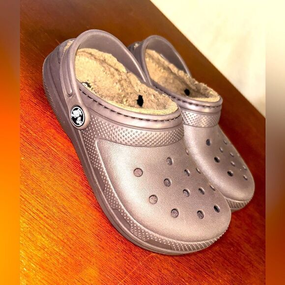 NWOT Crocs classic lined clogs size 13 - Picture 1 of 7